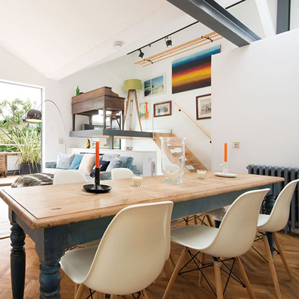 现代风与工业风打造的伦敦公寓