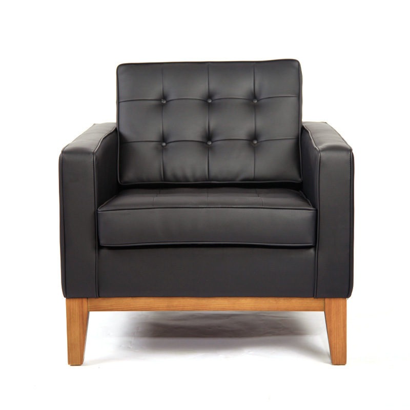 现代真皮简约沙发