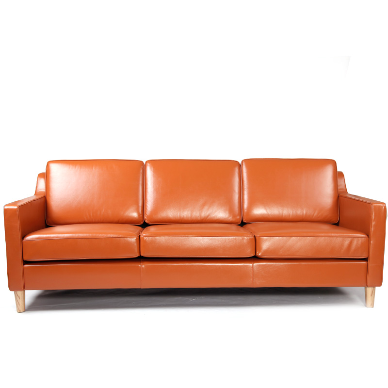 三人位真皮沙发（three seat leather sofa）
