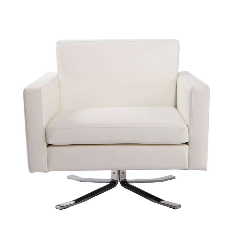 单人位真皮沙发椅（arm chair）