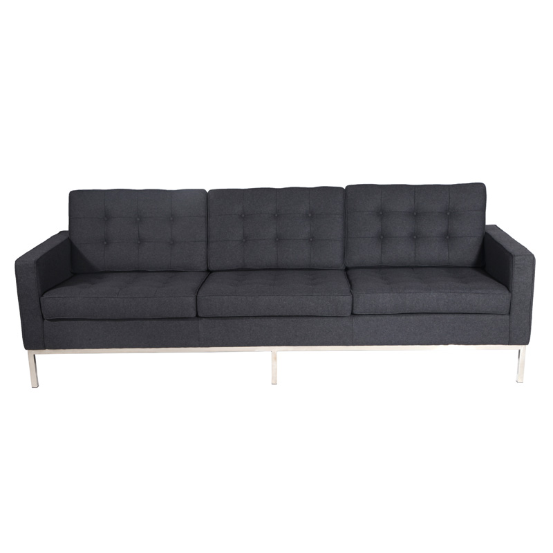 三人位真皮沙发