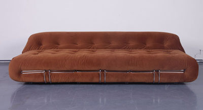 中古沙发 简约风格客厅休闲布艺沙发 大钢牙沙发