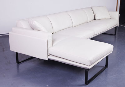 转角真皮休闲时尚沙发