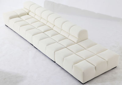 现代北欧风格休闲布艺沙发