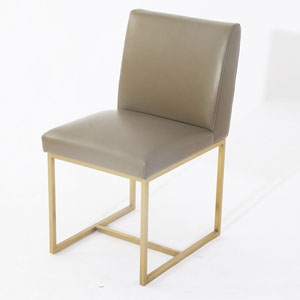 现代简约时尚真皮餐椅