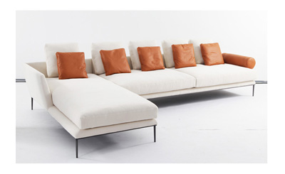 现代简约转角客厅布艺沙发