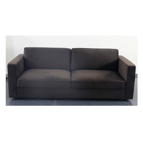 现代极简轻奢两人布艺沙发