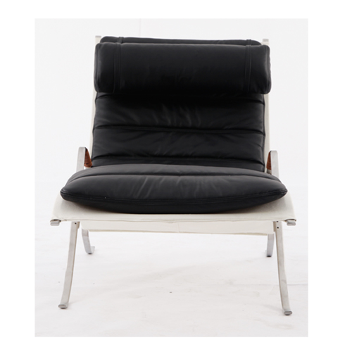 现代简约轻奢真皮休闲躺椅批发