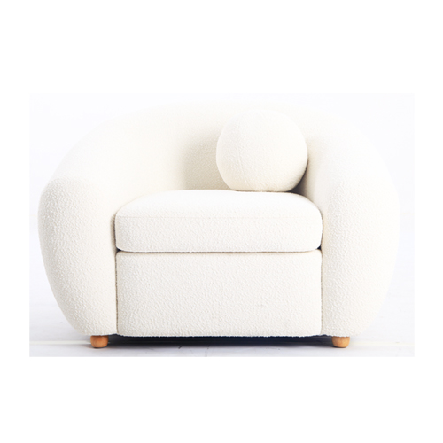 现代简约轻奢创意单人布艺沙发