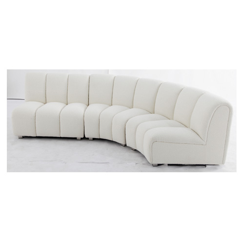 现代轻奢高端客厅组合布艺沙发