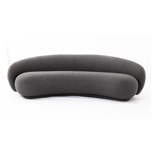 现代轻奢高端客厅三人位布艺沙发