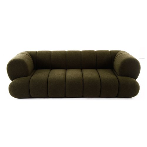 现代高档轻奢创意客厅三人位布艺沙发