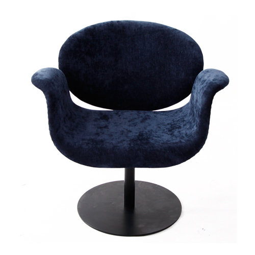 现代简约轻奢单人布艺休闲椅